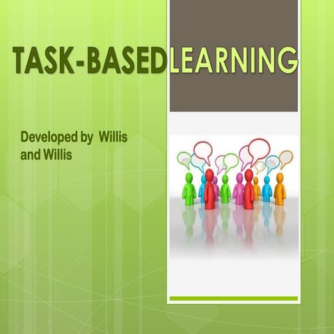 Task-Based Learning | PPT