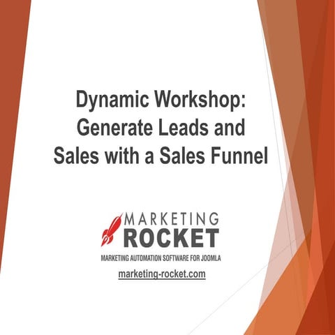 Generate Leads and Sales with a Sales Funnel