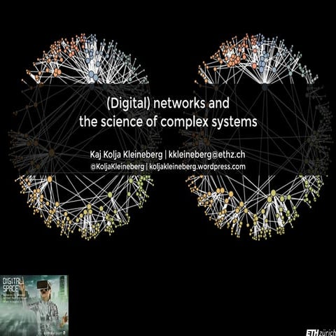 (Digital) networks and the science of complex systems