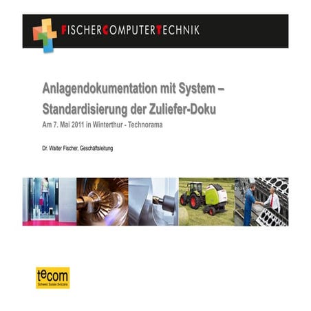 Anlagendokumentation mit System - Walter Fischer