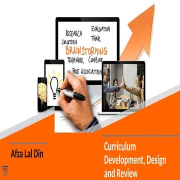 Curriculum Design and Development Process Along with Models