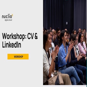 WORKSHOP - CV LINKEDIN - career and talent | PDF