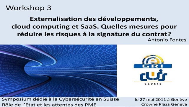 Sécurité dans les contrats d'externalisation de services de développement et ...