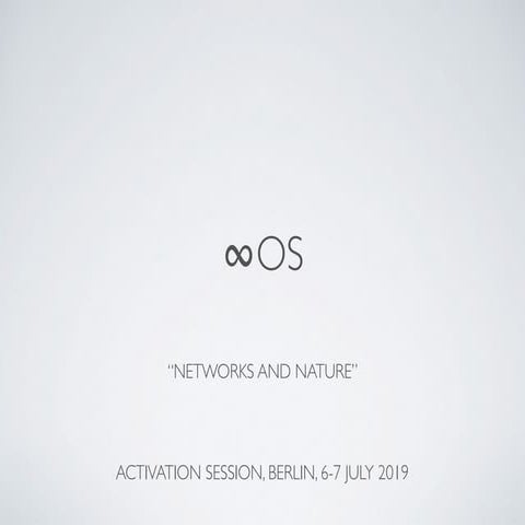 EightOS Workshop: Networks and Nature