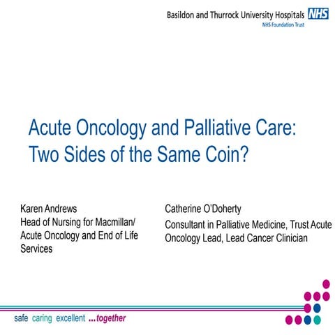 Palliative Care and Acute Oncology Integration | PDF