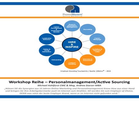 Workshop Active Sourcing - Employer Branding im Internet