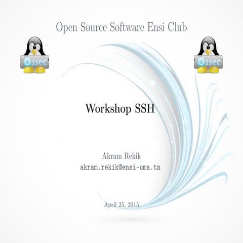 Workshop ssh (OSSEC)
