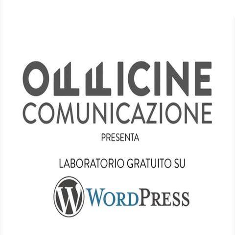 Creare un sito web con Wordpress