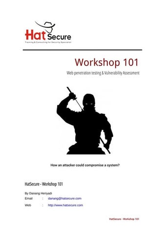 Workshop 101 - Penetration testing & Vulnerability assessment system