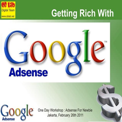 Workshop 1 day adsense