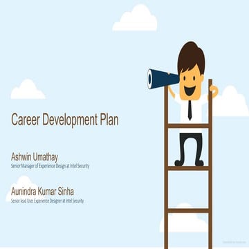 Workshop #1: UX Career Development Plan by Ashwin Umathay & Aunindra Kumar Sinha