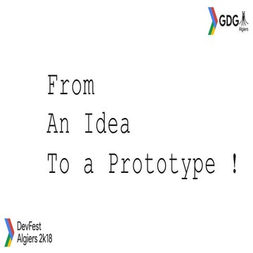 From an idea to a prototype!!!!