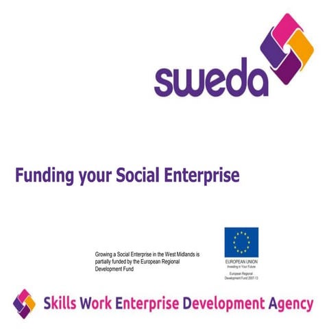 Funding your social enterprise
