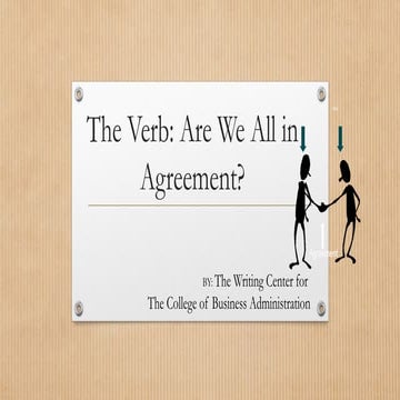 WORKSHOP 2 SubjectVerb Agreement (6).ppt