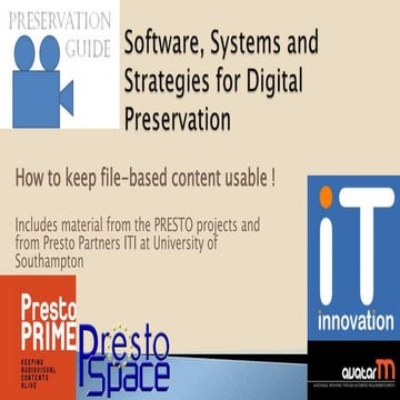 Workshop 5 digital audiovisual collections