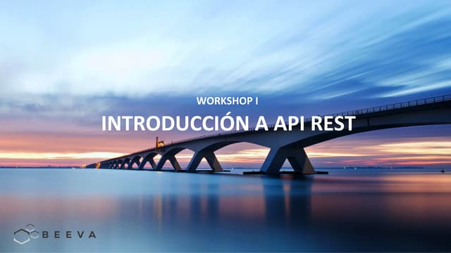 WORKSHOP I: Introducción a API REST