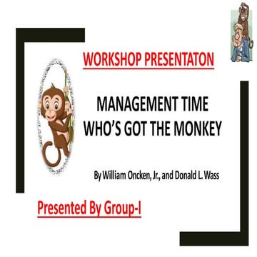 Workshop Article on management Monkey version-II.pptx
