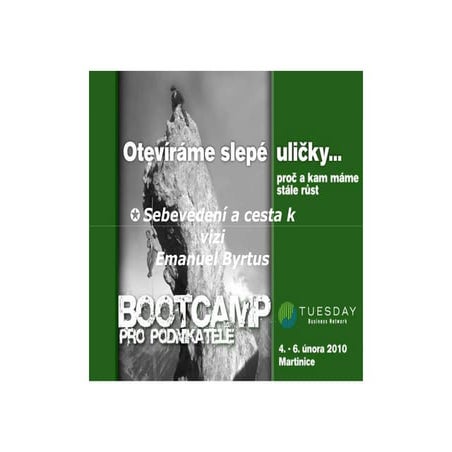 Workshop B   Sebevedení A Cesta K Vizi   Emanuel Byrtus