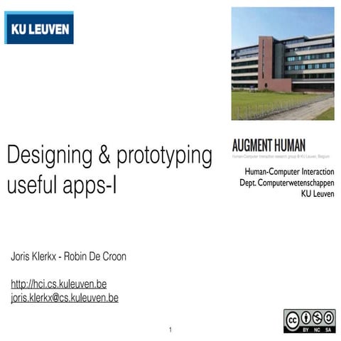 Workshop Designing Useful apps 