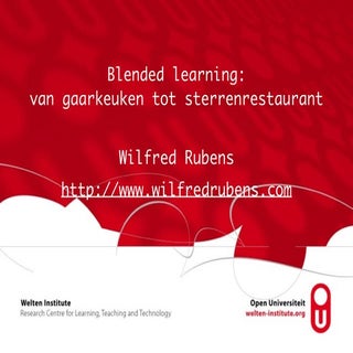 Workshop blended learning Hogeschoo...
