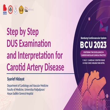 Workshop Carotid-BCU-Syarief Vaskular.pptx