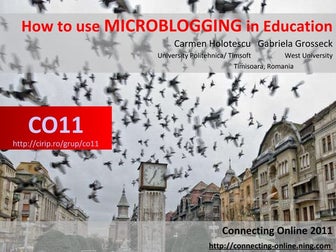 Microblogging in Education