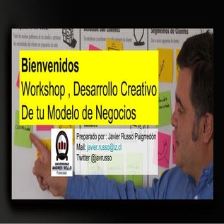 Workshop Desarrollo creativo de tu modelo de Negocios