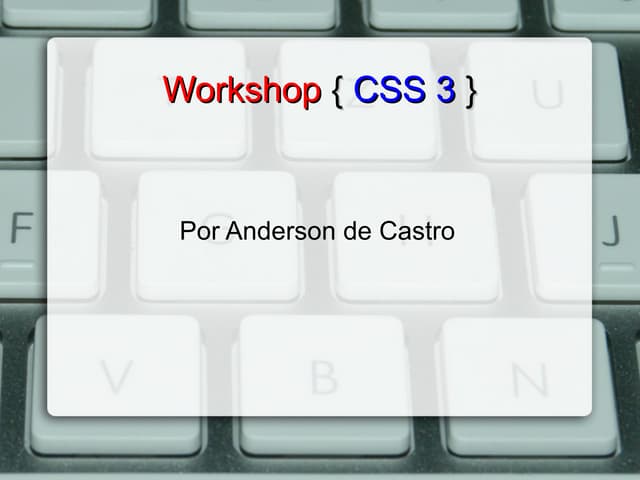 Work shop css3