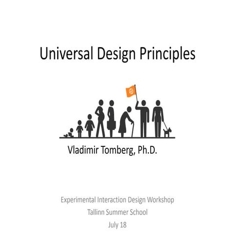 Workshop Universal Design Principles. 