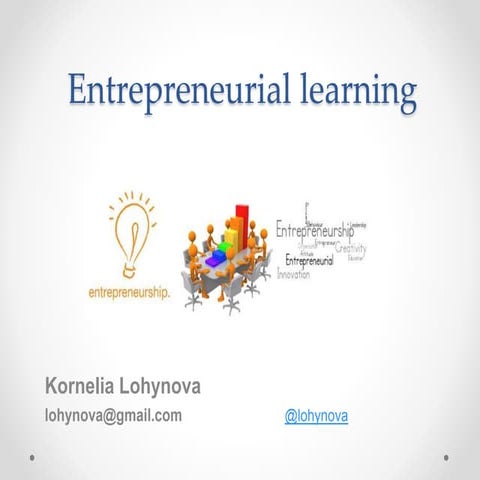 Workshop entrepreneurial learning   preso