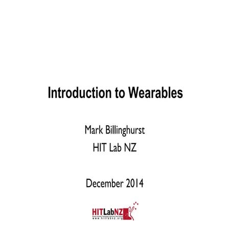 Introduction to Wearables