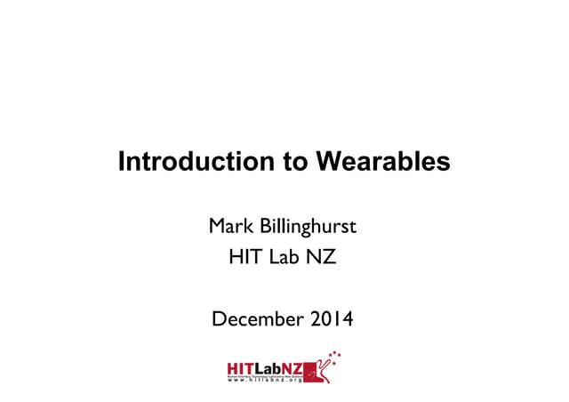 Introduction to Wearables