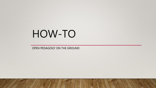 Workshop for Bridgewater State University