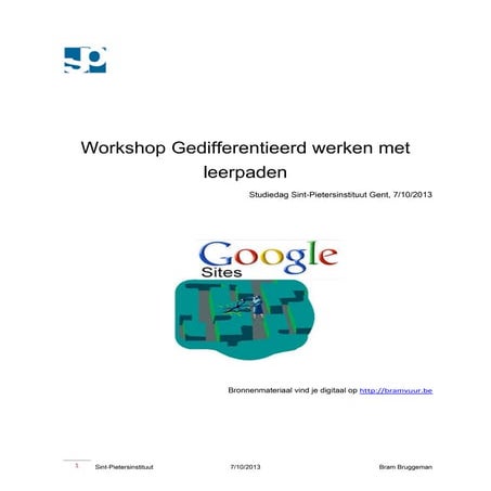 Workshop gedifferentieerd werken met leerpaden