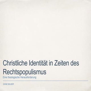 Workshop Identität   CONFUSION 201...