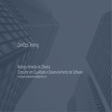 Workshop ietec Devops Testing