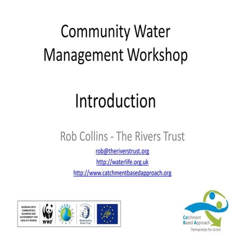 Workshop introduction