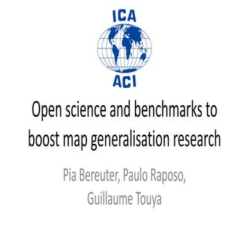 introduction of the 24th ICA Workshop on map generalisation