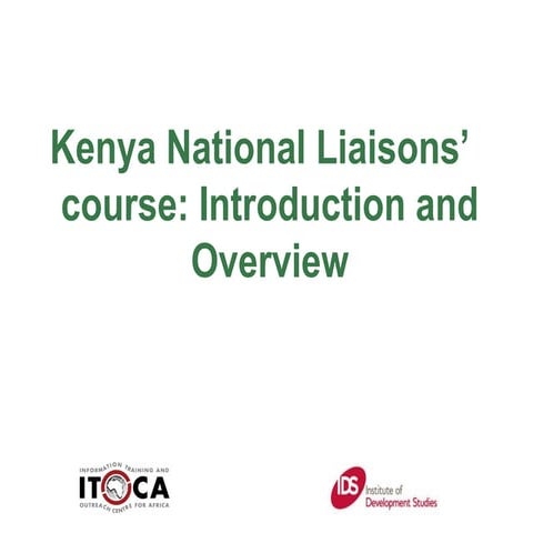 Workshop introduction and overview