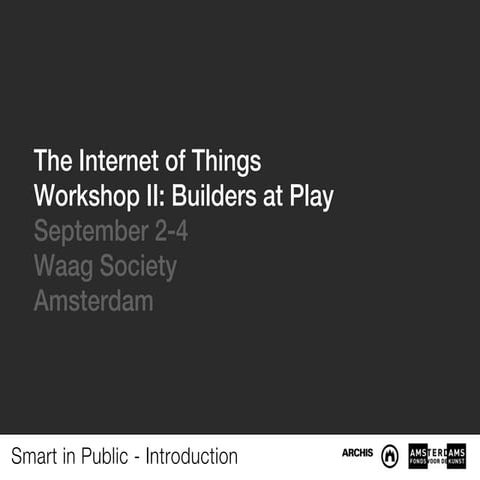 Introduction - Builders at Play