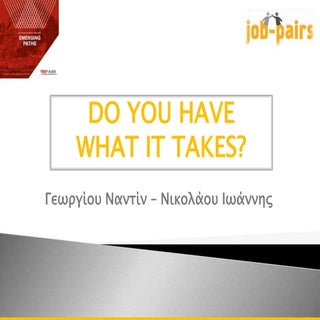 TEDxAUEB & Job-Pairs Workshop