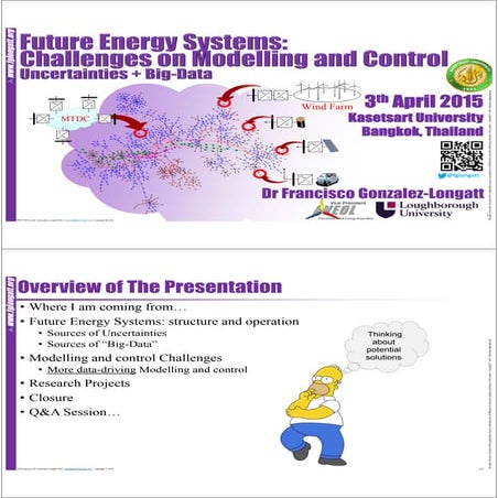 Future Energy Systems: Challenges on Modelling and Control Uncertainties + Big-Data 