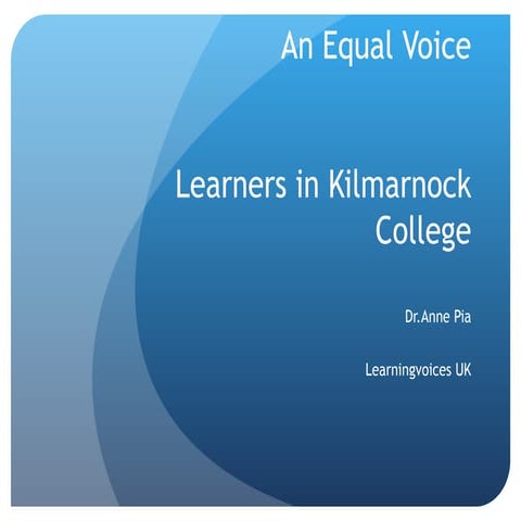 Workshop Kilmarnock College