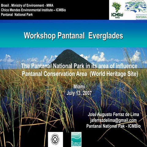 Workshop Pantanal Everglades