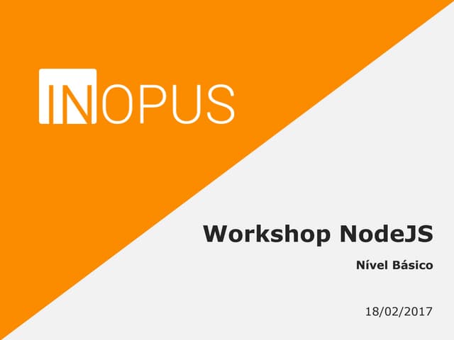 Workshop Node JS - Nível Básico