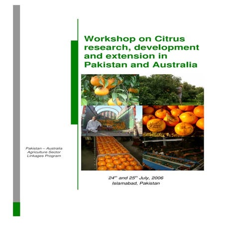 Workshop on citrus research, development and extension in pakistan and austrl...