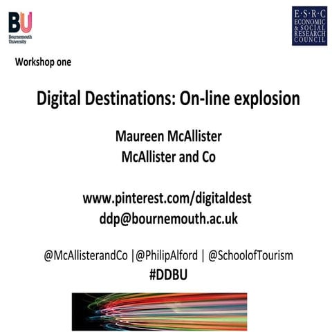 Digital Destinations: Online Explosion