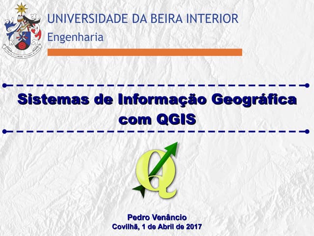 Workshop de Introdução aos Sistemas de Informação Geográfica com QGIS