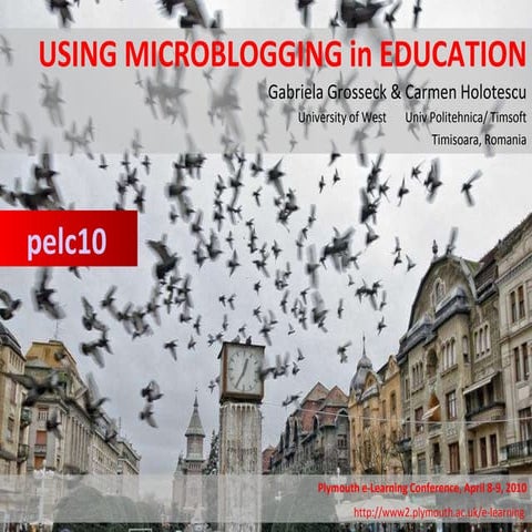 Microblogging in education