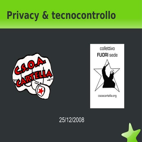 Workshop Privacy Tecnocontrollo Clean